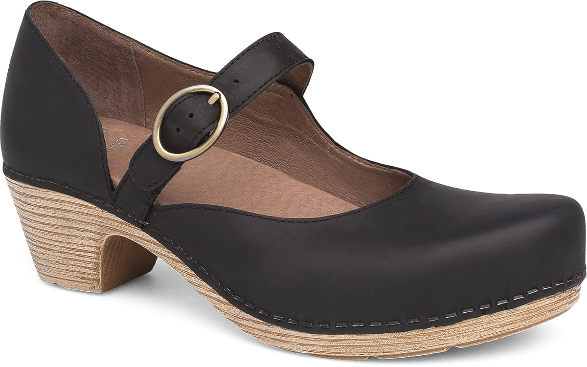 The Dansko Black Veg from the Missy collection. The Dansko Black Veg from the Missy collection.