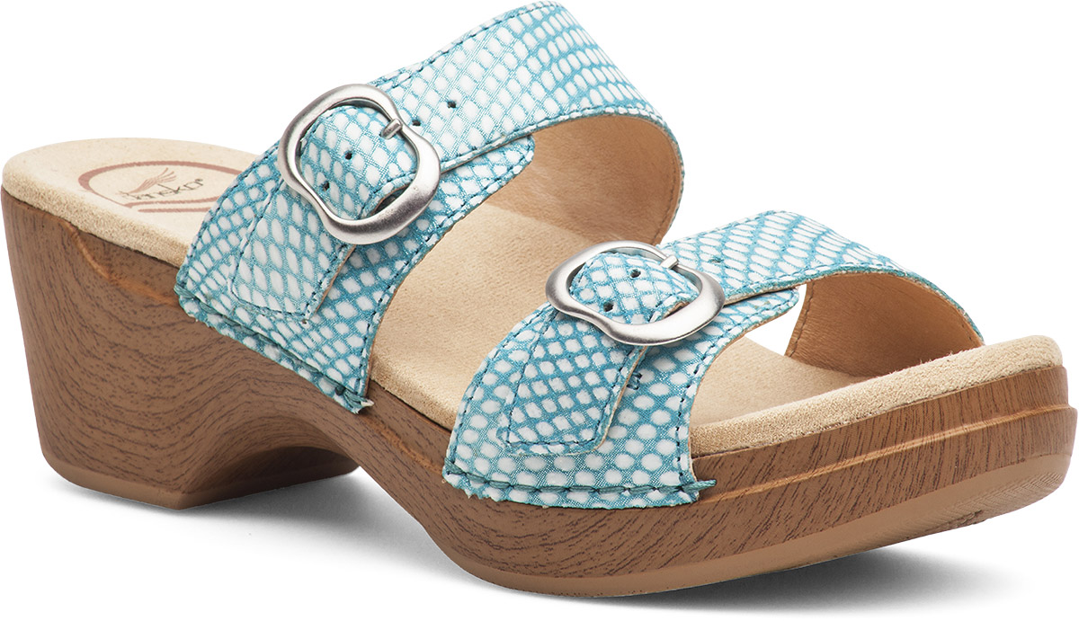 dansko lou turquoise