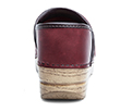 dansko red oiled clogs